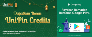 Ramadhan Bersama Google Play,  Dapatkan UniPin Credits total 3 juta!